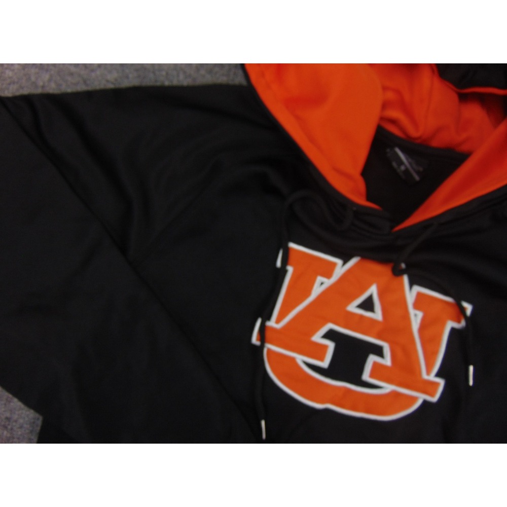Auburn Tigers Hoodie Pullover Men Medium Black‎ Orange NCAA Sweater Colosseum